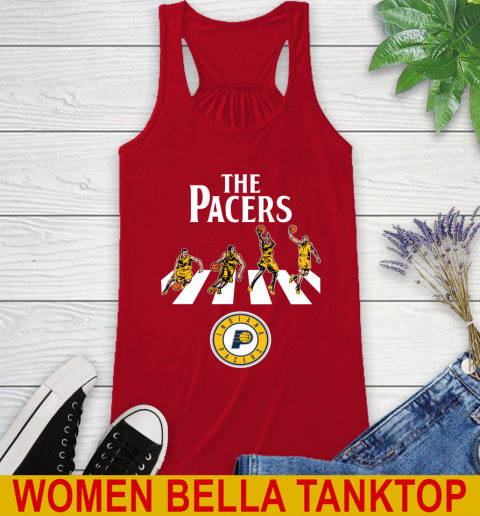 NBA Basketball Indiana Pacers The Beatles Rock Band Shirt Racerback Tank 4