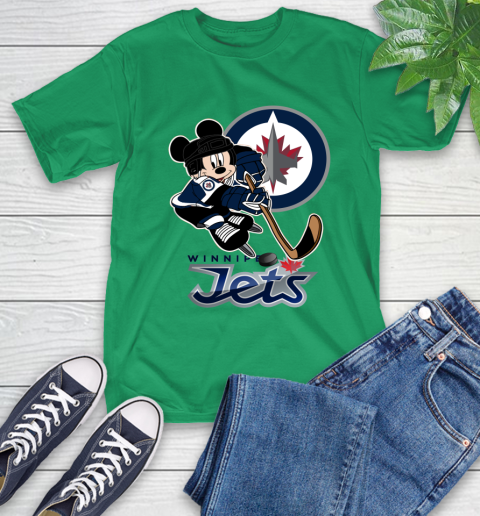 NHL Winnipeg Jets Mickey Mouse Disney Hockey T Shirt T-Shirt 7