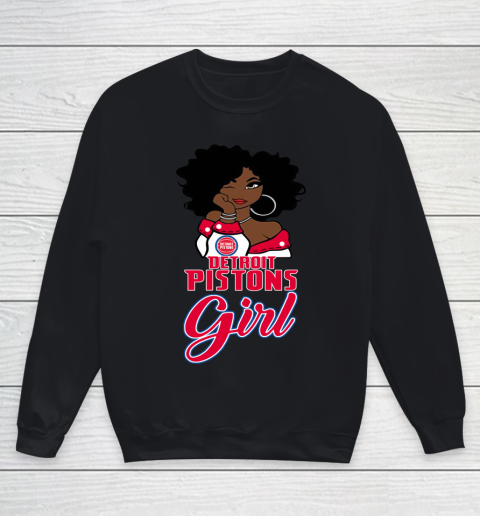 Detroit Pistons Girl NBA Youth Sweatshirt