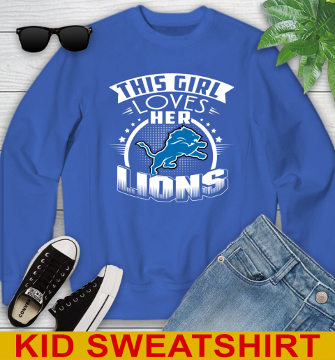 Detroit Lions NFL Football This Girl Loves Her Team 114