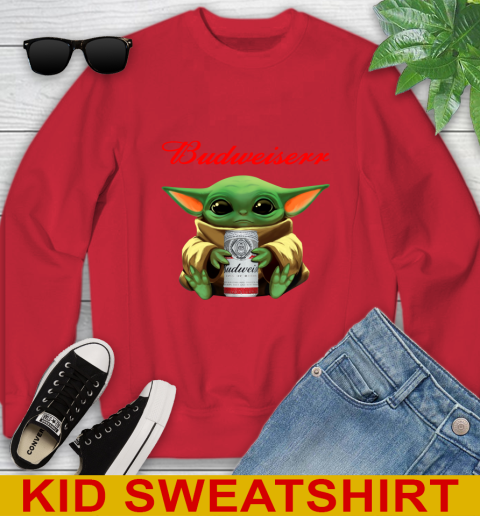 Star Wars Baby Yoda Hugs Budweiser Beer Shirt 120