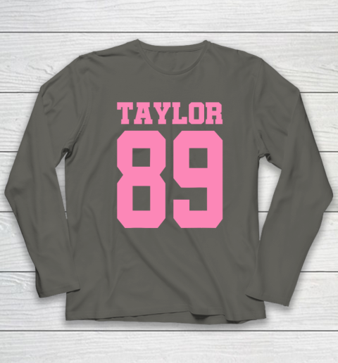 Pink Numbers Taylor 89 Long Sleeve T-Shirt 4