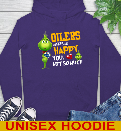 NHL Edmonton Oilers Makes Me Happy You Not So Much Grinch Hockey Sports Hoodie 5