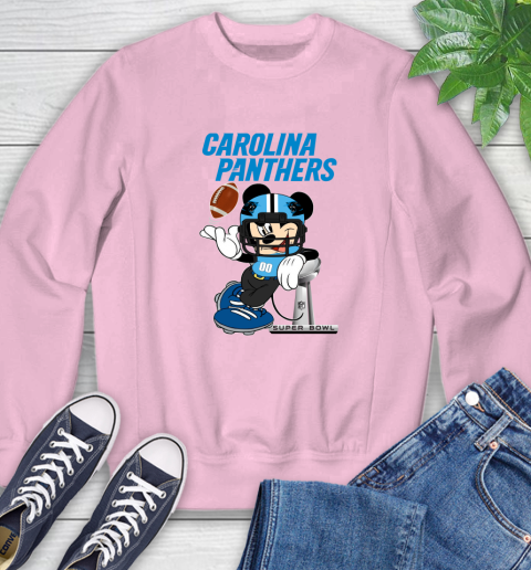 NFL Carolina Panthers Mickey Mouse Disney Super Bowl Football T Shirt Sweatshirt 9
