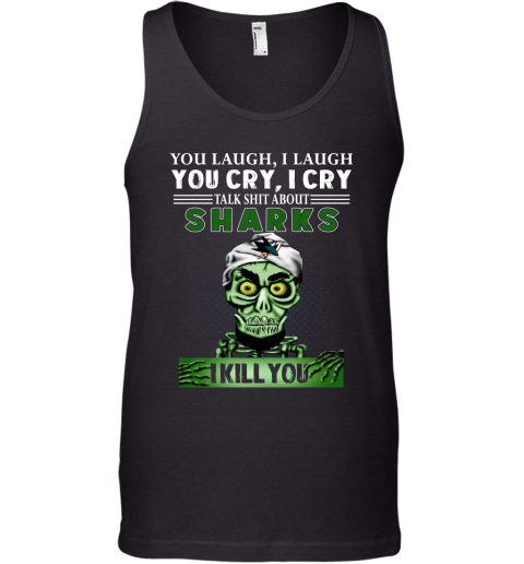 NHL Talk Shit About San Jose Sharks I Kill You Achmed The Dead Terrorist Jeffrey Dunham Hockey ukAUsYq3G06 unisex tank 17 95 151514 front black