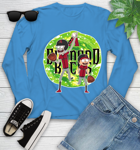 MLB Arizona Diamondbacks Rick And Morty Baseball Sports Youth Long Sleeve 7