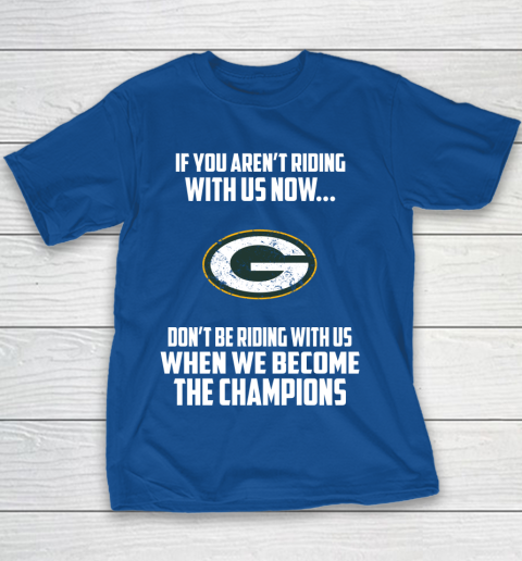 NFL Green Bay Packers Football We Become The Champions Youth T-Shirt 6