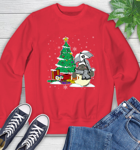 Oakland Raiders NFL Football Cute Tonari No Totoro Christmas Sports Sweatshirt 10