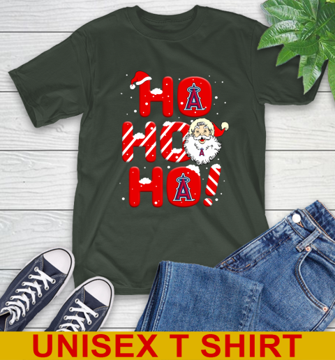 Los Angeles Angels MLB Baseball Ho Ho Ho Santa Claus Merry Christmas Shirt T-Shirt 7 Los Angeles Angels MLB Baseball Ho Ho Ho Santa Claus Merry Christmas Shirt T-Shirt - Image 7
