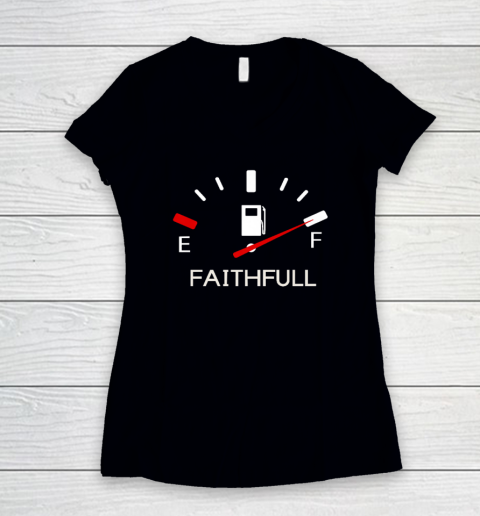 The Official Stay Faithfull Premium T Shirt Women's V-Neck T-Shirt