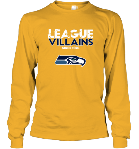 NFL League Villains Since 1976 Seattle Seahawks Youth Long Sleeve -  Rookbrand