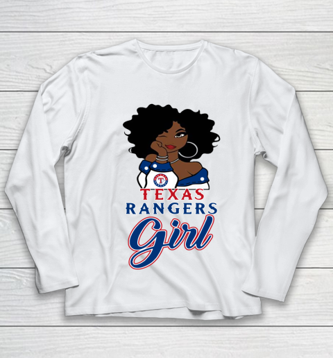 Texas Rangerss Girl MLB Youth Long Sleeve 3 Texas Rangerss Girl MLB Youth Long Sleeve - Image 3