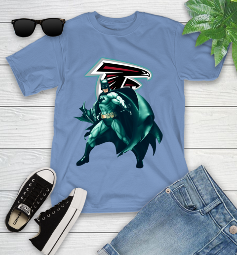 NFL Batman Football Sports Atlanta Falcons Youth T-Shirt 11