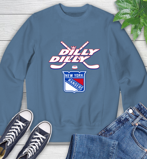 NHL New York Rangers Dilly Dilly Hockey Sports Sweatshirt 7