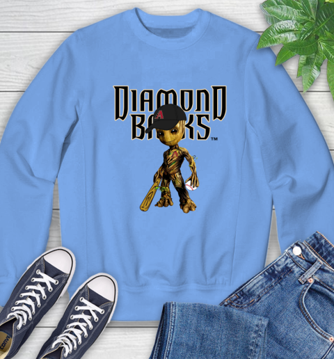 MLB Arizona Diamondbacks Groot Guardians Of The Galaxy Baseball Sweatshirt 11