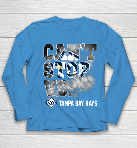 MLB Tampa Bay Rays Baseball Can't Stop Vs Rays Youth Long Sleeve 5