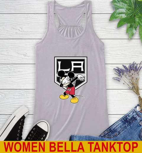 Los Angeles Kings NHL Hockey Dabbing Mickey Disney Sports Racerback Tank 5