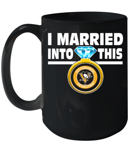 Pittsburgh Penguins NHL Hockey I Married Into This My Team Sports Ceramic Mug 15oz