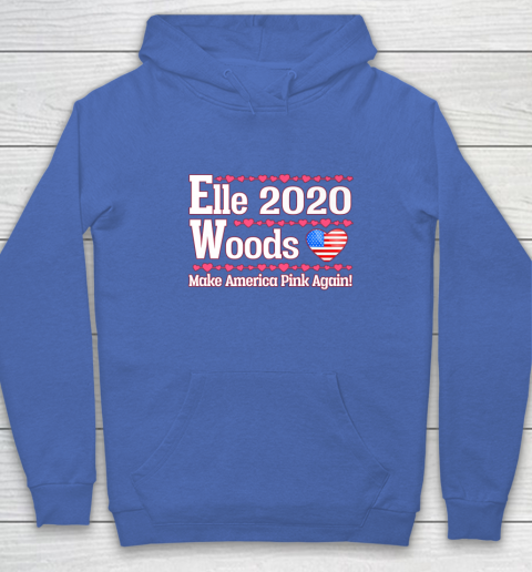 Elle Woods 2020 Patriotic Election Funny Legally Blonde Hoodie