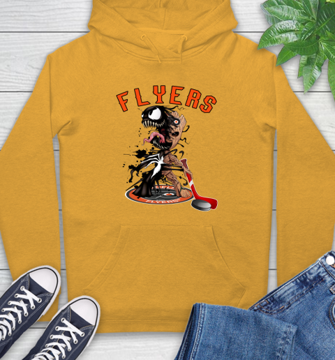 NHL Philadelphia Flyers Hockey Venom Groot Guardians Of The Galaxy Hoodie 3