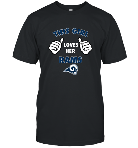 This Guy Loves His Los Angeles Rams Unisex Jersey Tee