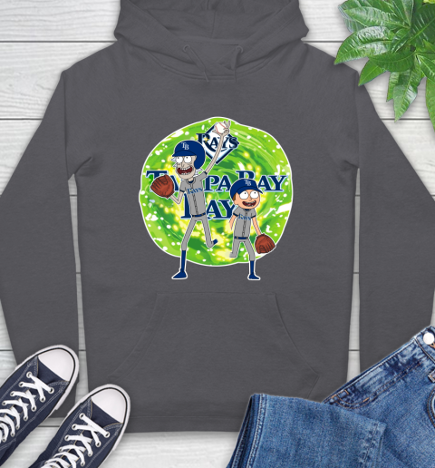 MLB Tampa Bay Rays Rick And Morty Baseball Sports Hoodie 7