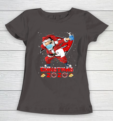 Tampa Bay Buccaneers Funny Santa Claus Dabbing Christmas 2020 NFL Women's T-Shirt 7