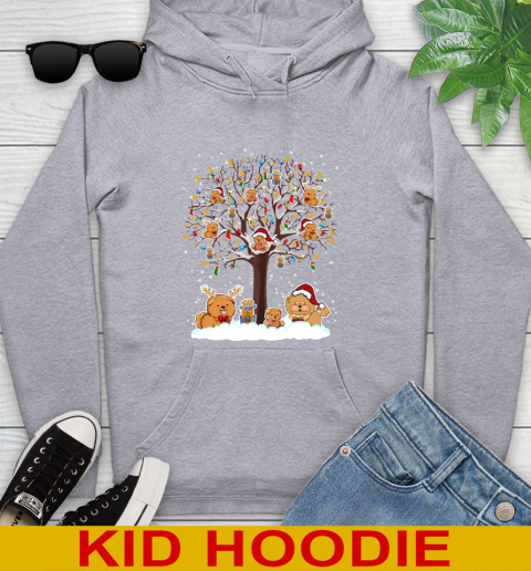 Chow Chow dog pet lover light christmas tree shirt 133