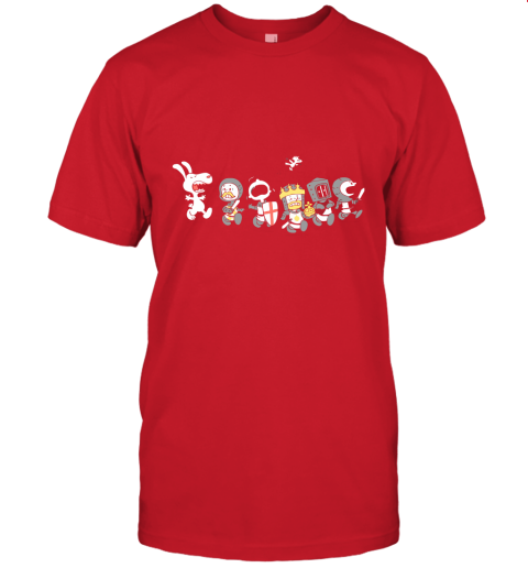8to2 the killer rabbit of caerbannog monty python snoopy shirts jersey t shirt 60 front red