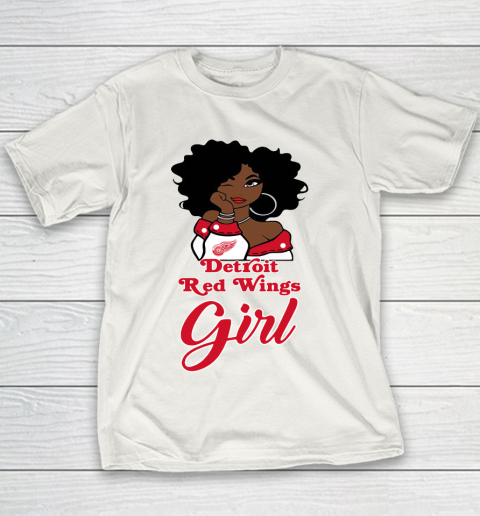 Detroit Red Wings Girl NHL Youth T-Shirt 3
