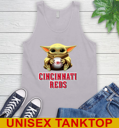 MLB Baseball Cincinnati Reds Star Wars Baby Yoda Shirt 73