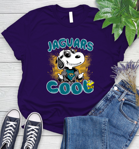 NFL Football Jacksonville Jaguars Cool Snoopy Shirt Women's T-Shirt 4