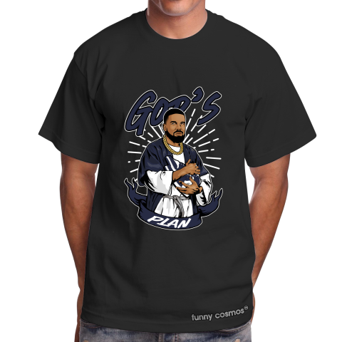 Air Jordan 1 Midnight Navy Matching Sneaker Tshirt Frake God's Plan Navy and White Jordan Tshirt