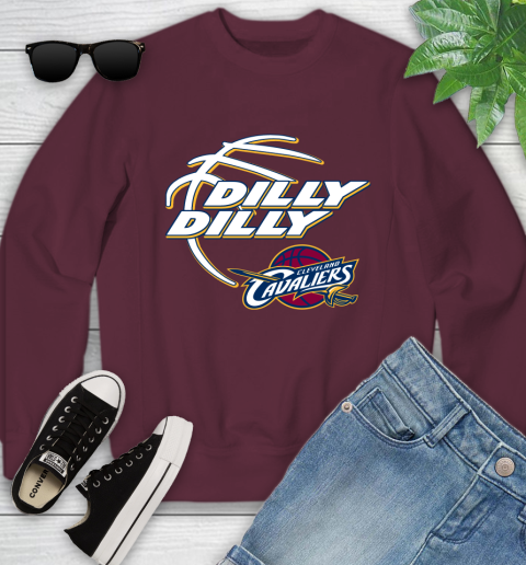 NBA Cleveland Cavaliers Dilly Dilly Basketball Sports Youth Sweatshirt 5