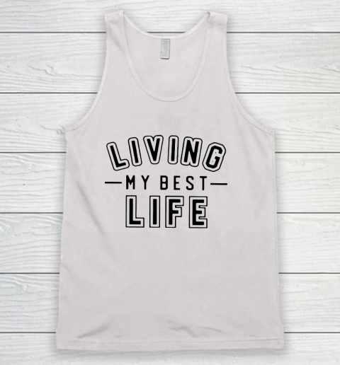 UNIVERSITY GOLD Living My Best Life Tank Top