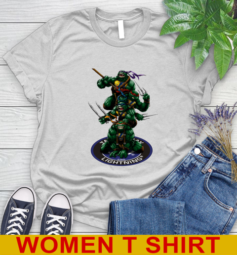 NHL Hockey Tampa Bay Lightning Teenage Mutant Ninja Turtles Shirt Women's T-Shirt