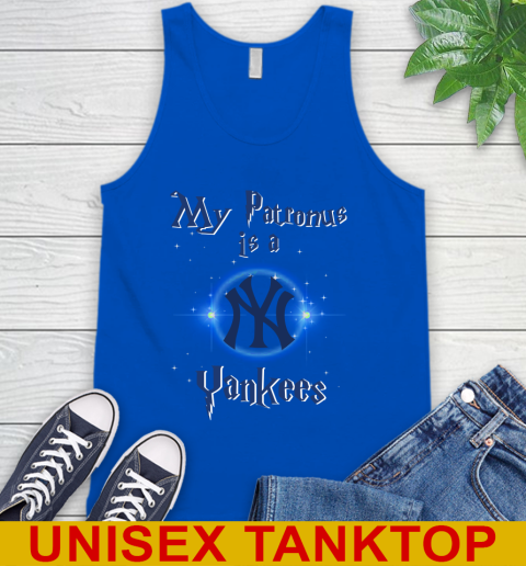 MLB Baseball Harry Potter My Patronus Is A New York Yankees Tank Top 4