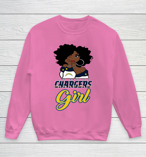 Los Angeles Chargers Girl NFL Youth Sweatshirt 7