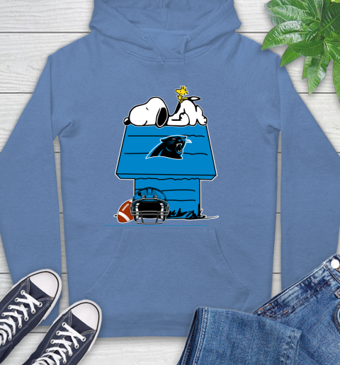 Carolina Panthers NFL Football Snoopy Woodstock The Peanuts Movie Hoodie 11