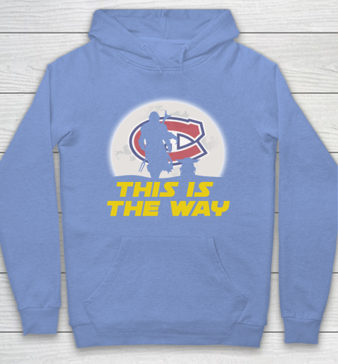 Montreal Canadiens NHL Ice Hockey Star Wars Yoda And Mandalorian This Is The Way Hoodie 8