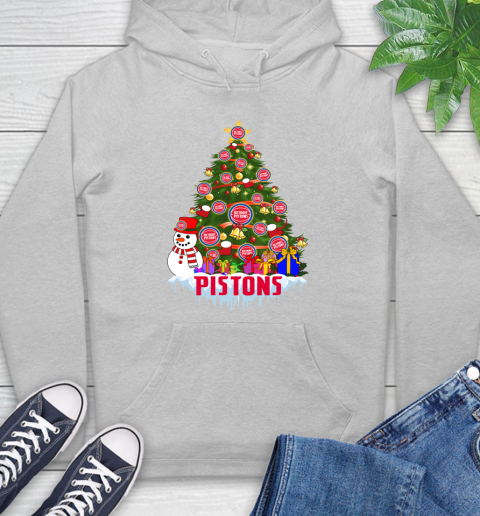 Detroit Pistons Merry Christmas NBA Basketball Sports Hoodie 6