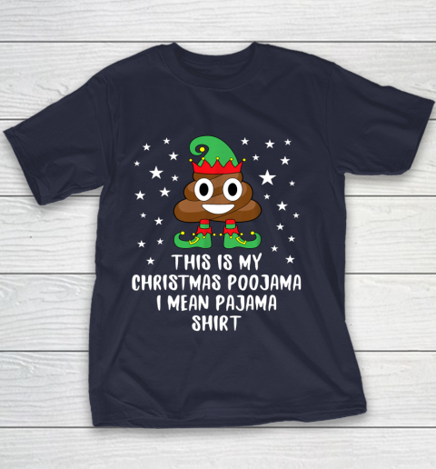 Elf Poop Emoji This Is My Christmas Poojama - Pajama Shirt