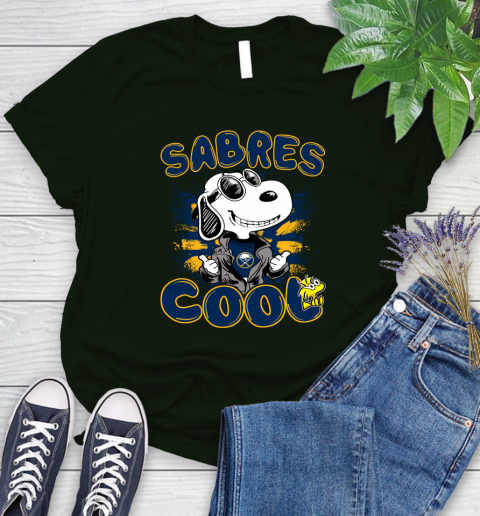 NHL Hockey Buffalo Sabres Cool Snoopy Shirt Women's T-Shirt 5