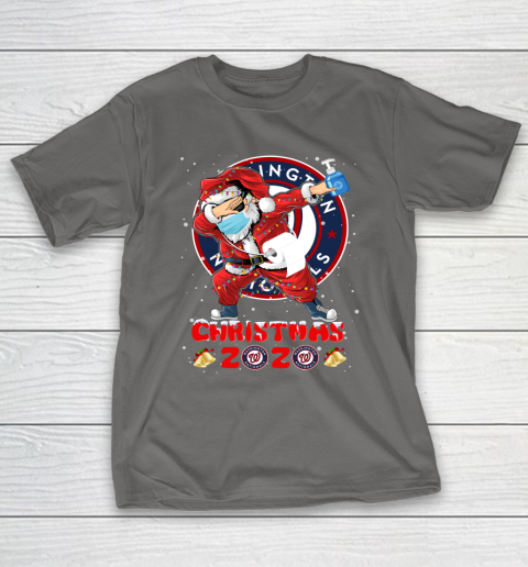 Washington Nationals Funny Santa Claus Dabbing Christmas 2020 MLB T-Shirt 8