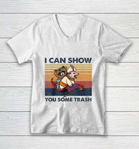 I Can Show You Some Trash Retro Vintage V-Neck T-Shirt