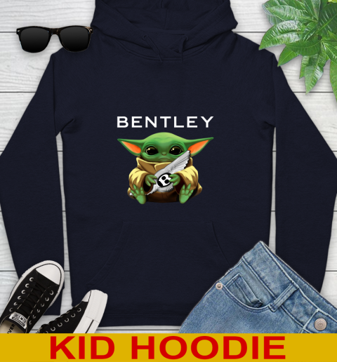 Star Wars Baby Yoda Hugs Bentley Car Shirt 130
