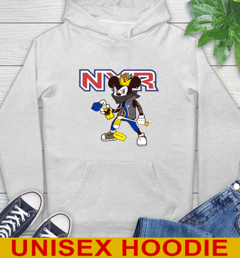 New York Rangers NHL Hockey Mickey Peace Sign Sports Hoodie