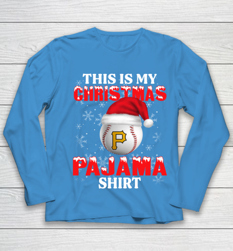 Pittsburgh Pirates This Is My Christmas Pajama Shirt MLB Youth Long Sleeve 5