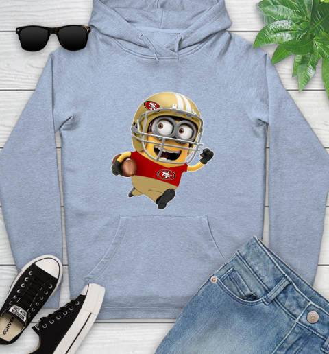 NFL San Francisco 49ers Minions Disney Football Sports Youth Hoodie 10