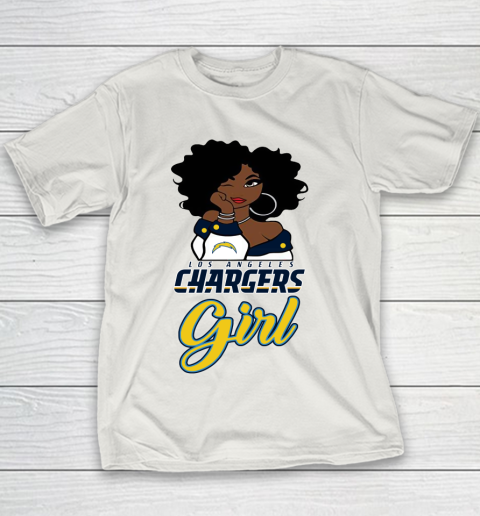 Los Angeles Chargers Girl NFL Youth T-Shirt 11